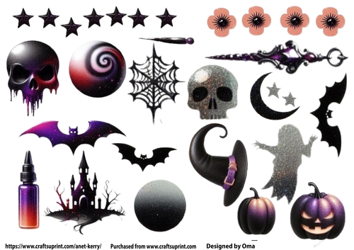 HALLOWEEN EMBELLISHMENTS 5