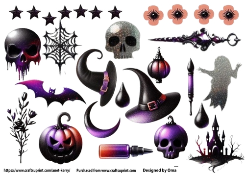 HALLOWEEN EMBELLISHMENTS 6