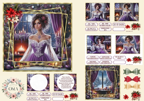 Christmas Joy Purple 2