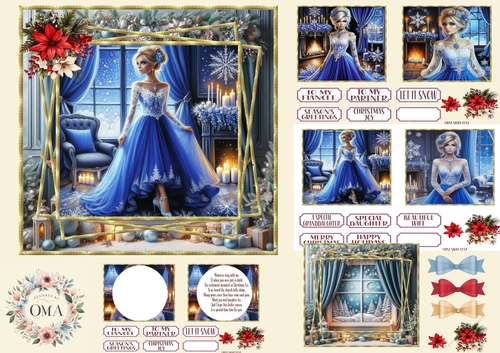 Christmas Joy Blue 3