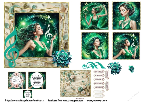 She is music green
