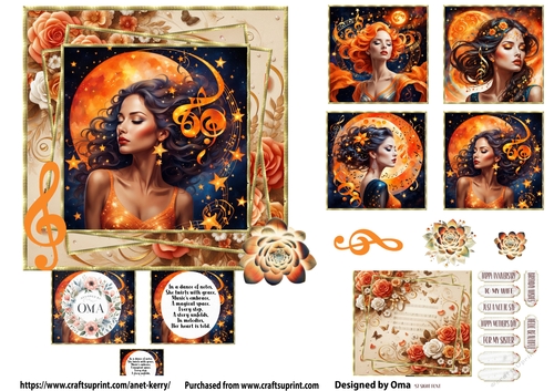 She is music ORANGE