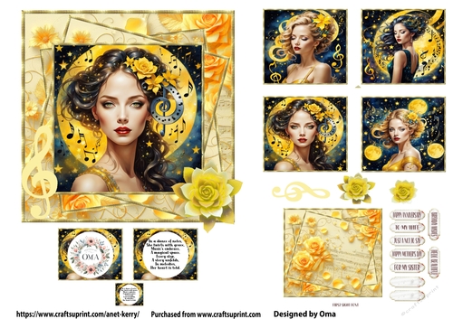 She is music yellow
