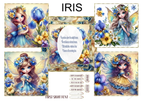 Flower Fairies / Iris
