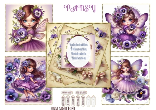 Flower Fairies / Pansy