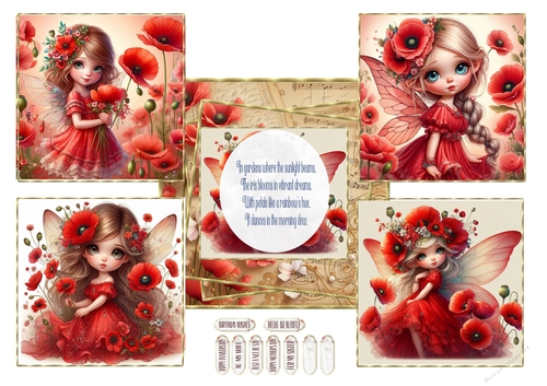 Flower Fairies / Poppy