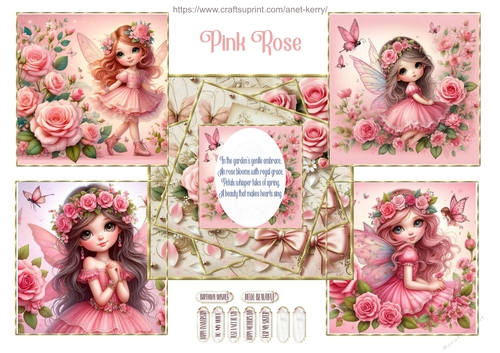 Flower Fairies / Pink Rose
