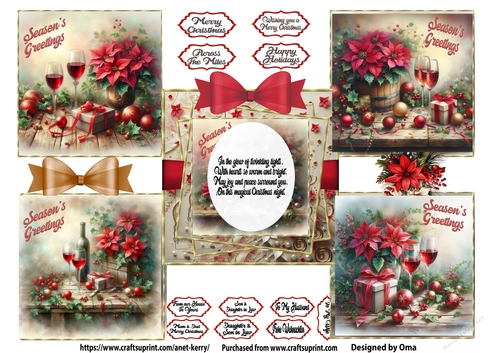 Christmas Poinsettia Red 4