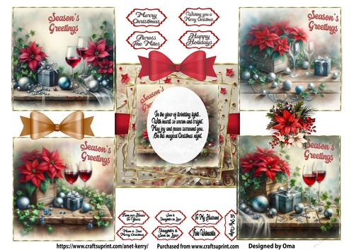 Christmas Poinsettia Red 5