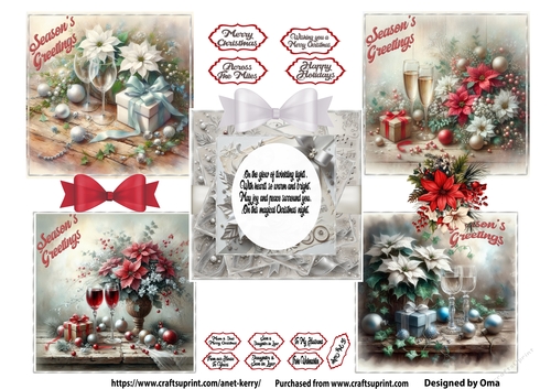Christmas Poinsettia White 5