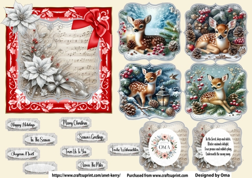 Christmas Deer 2