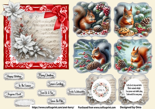 Christmas Animals, Cardinals 1
