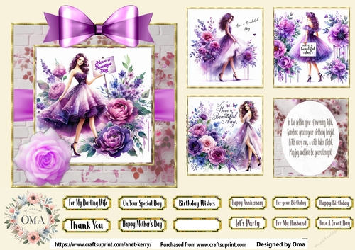 Have a Beautiful Day Lilac