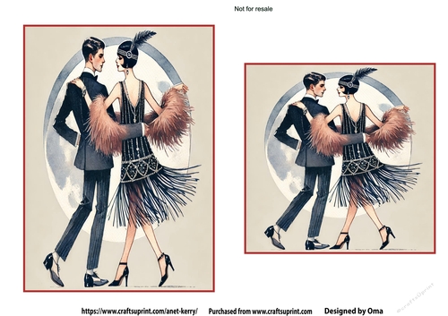 ROARING 20S MOONLIGHT DANCE BLACK 3