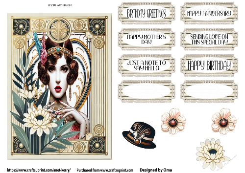 Art Deco Ladies 6