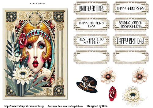 Art Deco Ladies 8