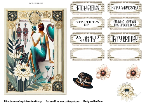Art Deco Ladies 10