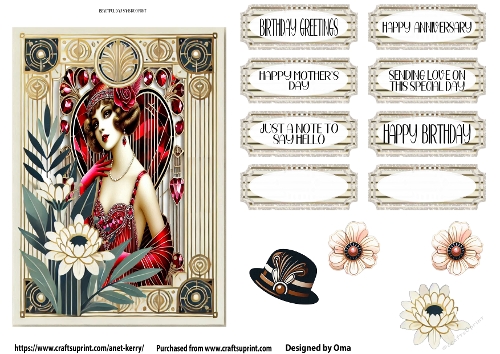 Art Deco Ladies 12