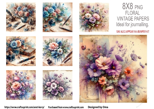 Floral Papers 8x8 png 6