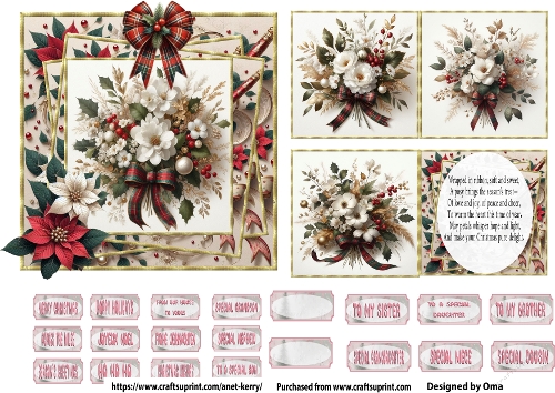 Christmas Posy 1
