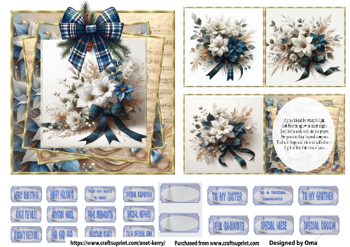 Christmas Posy 3