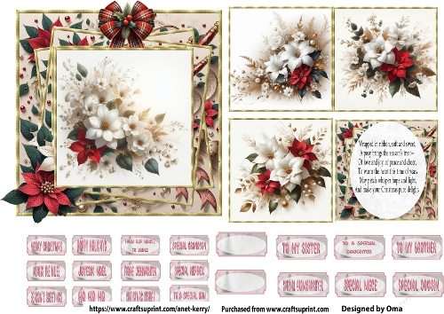 Christmas Posy 5