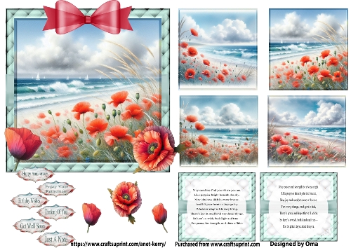 Poppies By The Sea 2