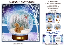 Squirrel Snow globe