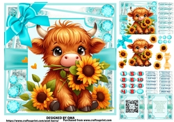 SUNFLOWER CUTIES / HARMONY HIGHLAND CALF