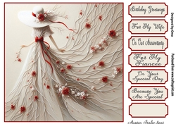 Flower lady in red 3