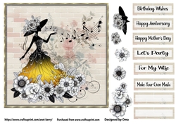 Music & Flowers Yellow