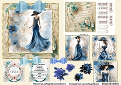 Another Beautiful Lady, blue