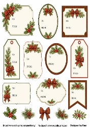 CHRISTMAS TAGS/LABELS 18