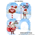 SANTAS BEST BUDDY. ZAC ZEBRA
