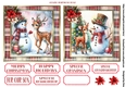 Christmas Snowman & Deer 4