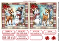 Christmas Snowman & Deer 6