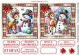 Christmas Snowman & Deer 7