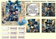 Steampunk Glamour Blue
