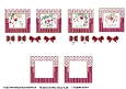 5.5 floral card front / Fuchsia 2