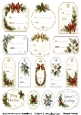 CHRISTMAS TAGS/LABELS 12