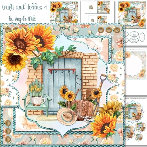 Crafts & Hobbies 4: Gardening 7x7 Card Mini-Kit, 5 Sheets
