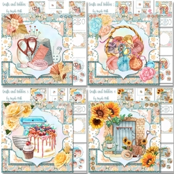 Crafts & Hobbies 1 - 4 Bumper Kit, 4 x 7x7 Card Mini-kits, 21 Sheets
