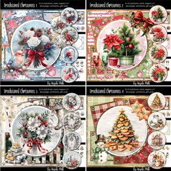 Traditional Christmas 1 to 4 Bumper Kit, Four 7 x 7 Card Mini Kits