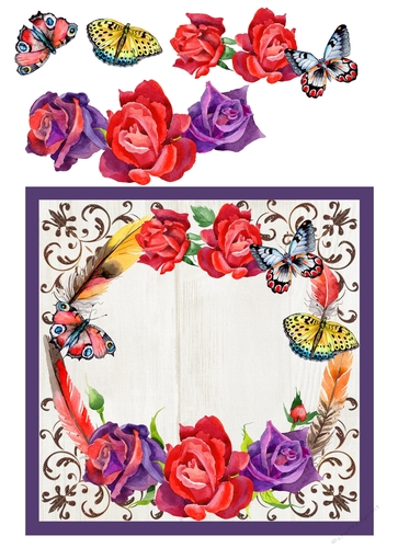 Circle of roses no sentiment