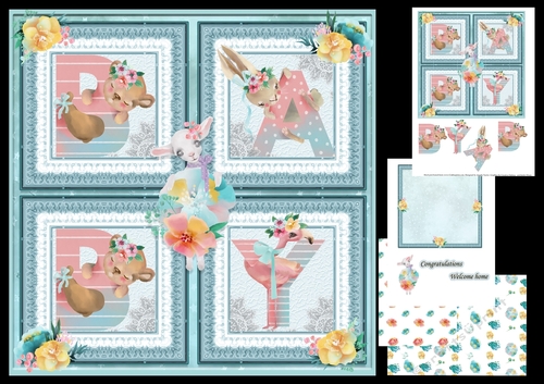 Baby Card Blue