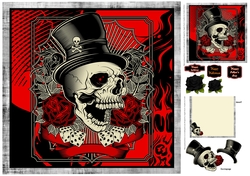 Skull card