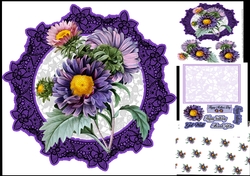 China Aster Doily