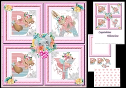 Baby Card pink