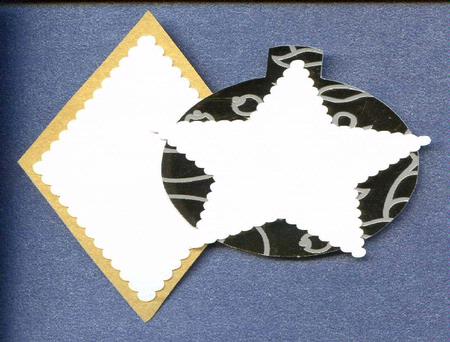 Scalloped Star & Diamonds