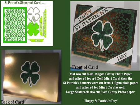 Shamrock Card Embellishments